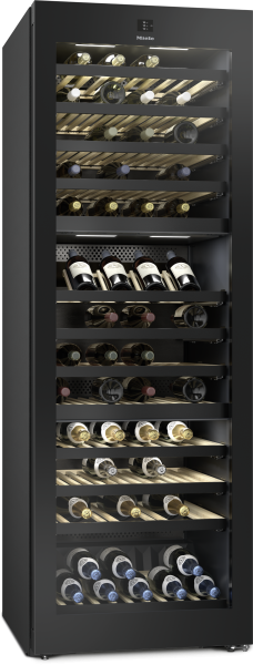 Миле Винный шкаф KWT 4995 F OBSW черный обсидиан Miele