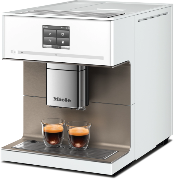 Кофемашина CM 7550 CoffeePassion BRWS бриллиантовый белый