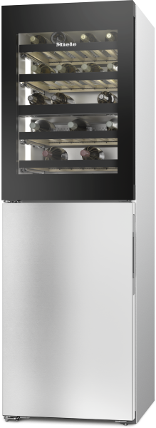 Миле Винный шкаф с морозильной камерой KWNS 4784 DE черный/сталь Miele