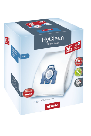 Комплект мешков пылесборников Allergy XL Pack 2 HyClean GN + фильтр HA 50 Miele купить в Астрахани | Всегда в наличии! | Артикул 10632880 | Официальный сайт