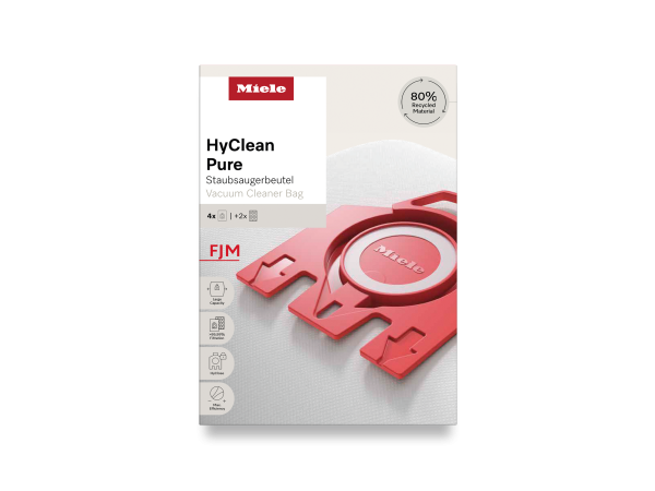 Мешки-пылесборники HyClean Pure FJM Miele купить в #REGION_NAME_DECLINE_PP# | Всегда в наличии! | Артикул 12421140 | Официальный сайт