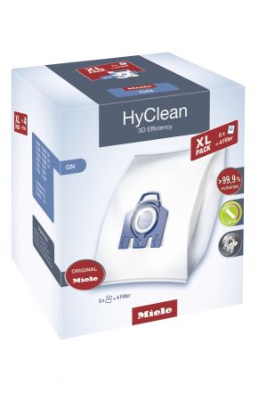Комплект мешков пылесборников XL GN HyClean 3D Miele купить в Астрахани | Всегда в наличии! | Артикул 10455000 | Официальный сайт